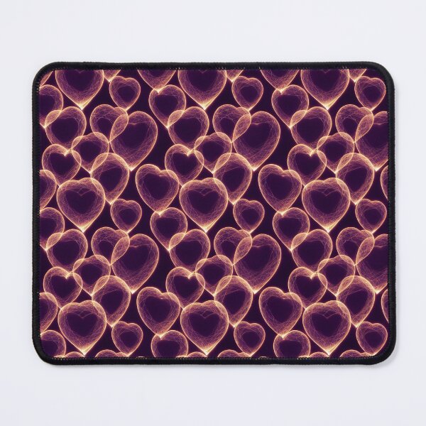 Item preview, Luminous Love Hearts - Retro Valentine Bubble Pattern designed and sold by Fine Prints.