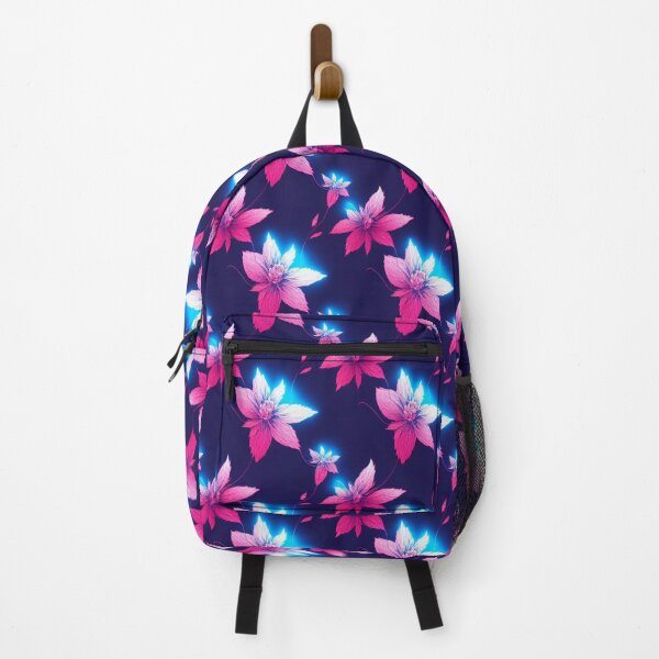 Item preview, Vaporwave Flowers - Retro Crystal Floral Pattern designed and sold by Fine Prints.