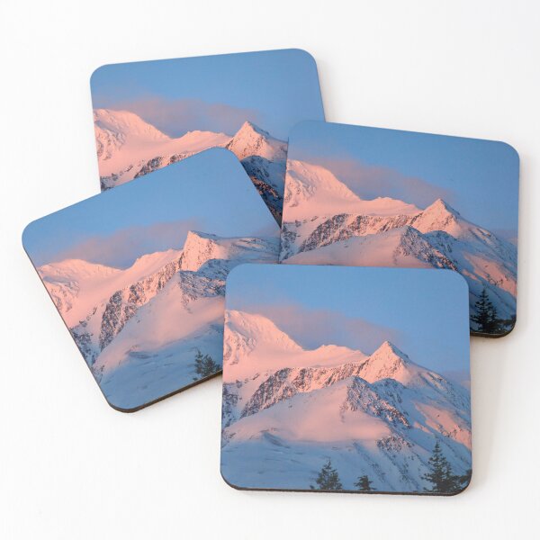 Item preview, Red peaks of Girdwood III designed and sold by zumi.