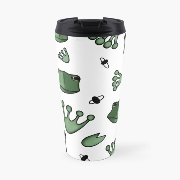 Tobias Pattern (No Background) Travel Coffee Mug