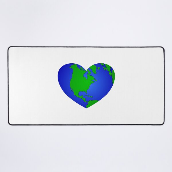 Item preview, Heart Shaped Earth designed and sold by Inspirationmotivation.