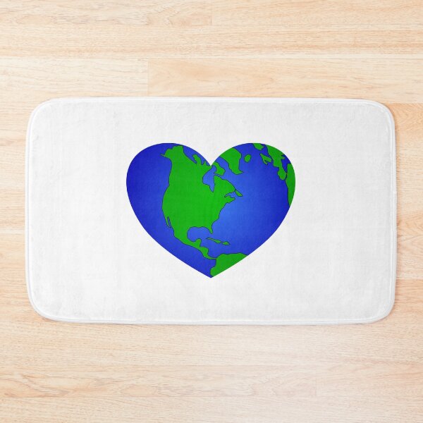 Item preview, Heart Shaped Earth designed and sold by Inspirationmotivation.