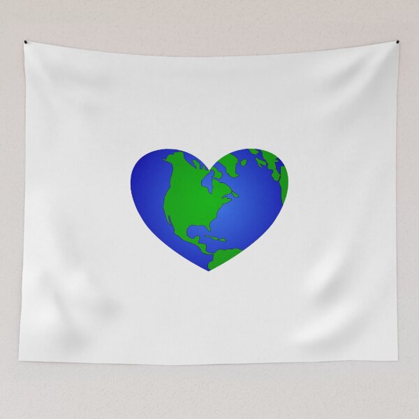 Item preview, Heart Shaped Earth designed and sold by Inspirationmotivation.