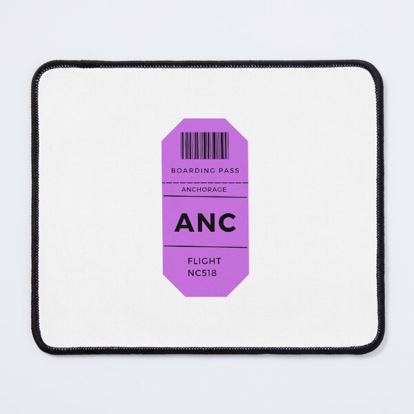 Item preview, Anchorage Plane Ticket designed and sold by erion-store.