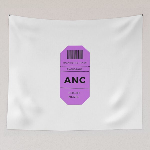Item preview, Anchorage Plane Ticket designed and sold by erion-store.