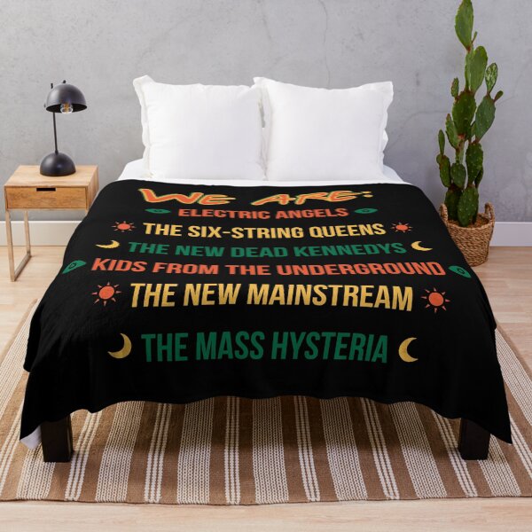 Item preview, We are: electric angels, the six-string queens, the new Dead Kennedys, kids from the underground, the new mainstream, the mass hysteria designed and sold by QlickDesign.