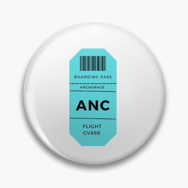 Item preview, Anchorage Plane Ticket designed and sold by erion-store.