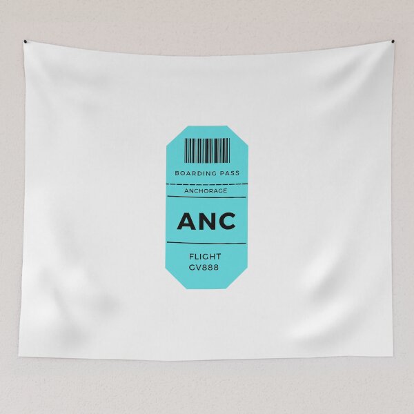 Item preview, Anchorage Plane Ticket designed and sold by erion-store.