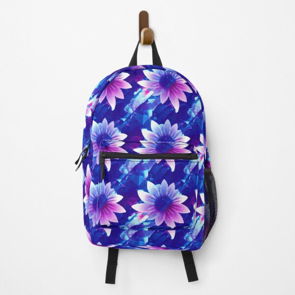 Item preview, Crystal Flowers - Retro Vaporwave Lightpainting Floral Pattern designed and sold by Fine Prints.