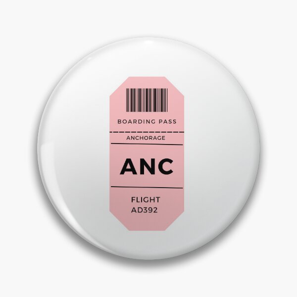 Item preview, Anchorage Plane Ticket designed and sold by erion-store.