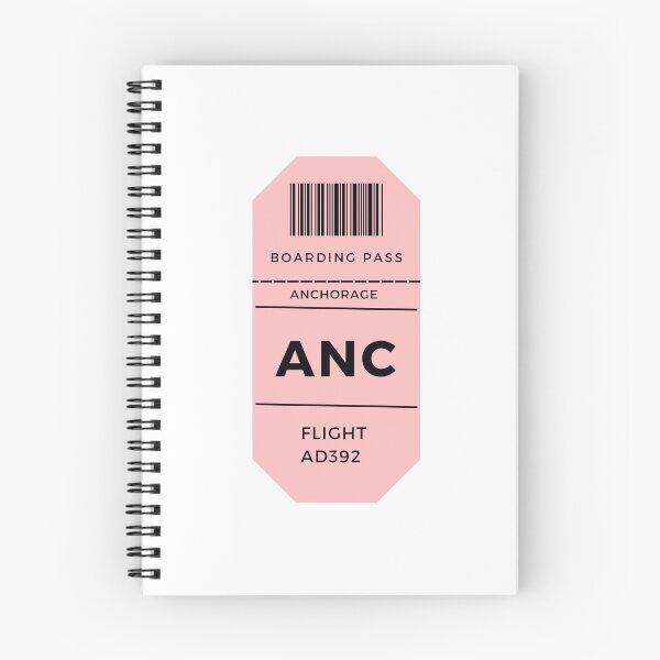 Item preview, Anchorage Plane Ticket designed and sold by erion-store.