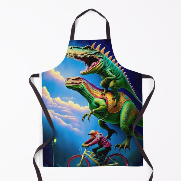 Artikelvorschau, Dinosaur riding bike Illustration / GTIllustration026 entworfen und verkauft von Grafititee.
