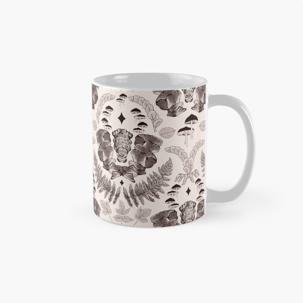 Item preview, Damask mushrooms - neutral tones  designed and sold by LucyFaulke.