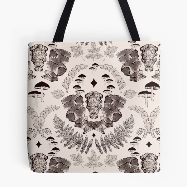 Item preview, Damask mushrooms - neutral tones  designed and sold by LucyFaulke.