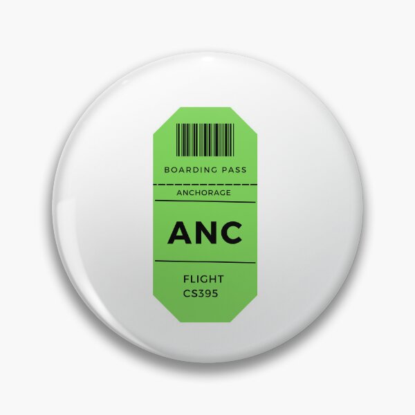 Item preview, Anchorage Plane Ticket designed and sold by erion-store.