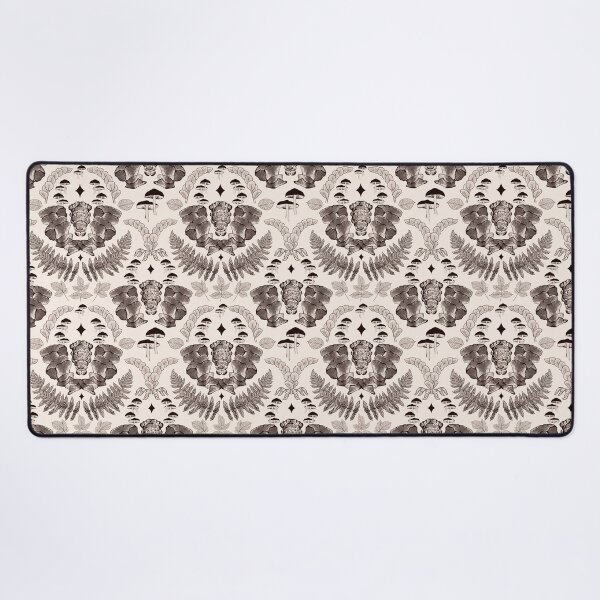 Item preview, Damask mushrooms - neutral tones  designed and sold by LucyFaulke.