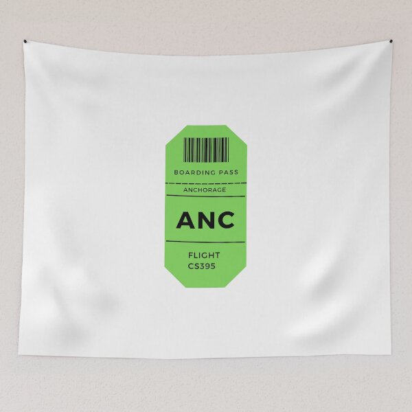 Item preview, Anchorage Plane Ticket designed and sold by erion-store.