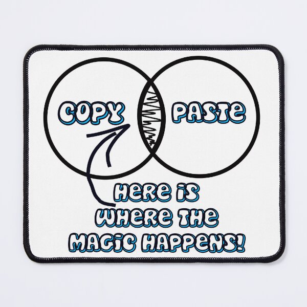 Item preview, Copy and paste: the lazy man's guide to success [ sticker laptop, t-shirt ] designed and sold by 3ac-Arts.