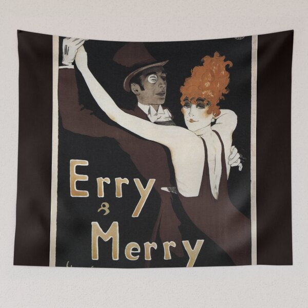 Item preview, Vintage Art Deco Theater Dancers designed and sold by Sasha Art Gallery.