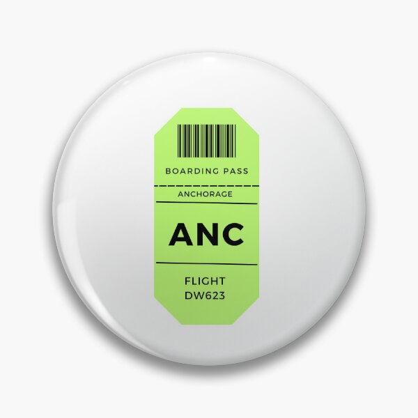 Item preview, Anchorage Plane Ticket designed and sold by erion-store.