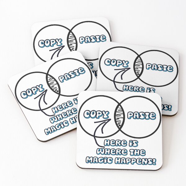 Item preview, Copy and paste: the lazy man's guide to success [ sticker laptop, t-shirt ] designed and sold by 3ac-Arts.