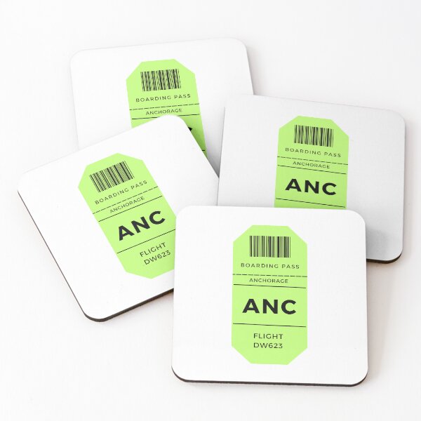 Item preview, Anchorage Plane Ticket designed and sold by erion-store.