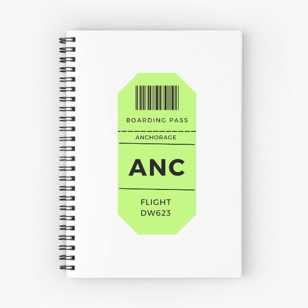 Item preview, Anchorage Plane Ticket designed and sold by erion-store.