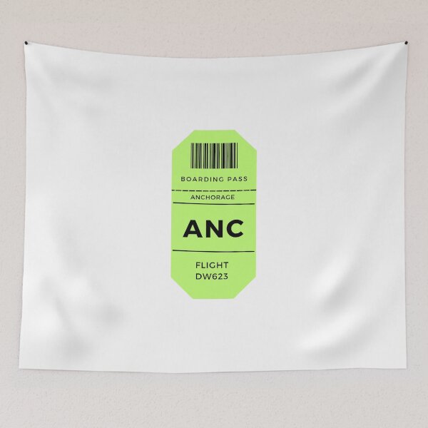 Item preview, Anchorage Plane Ticket designed and sold by erion-store.
