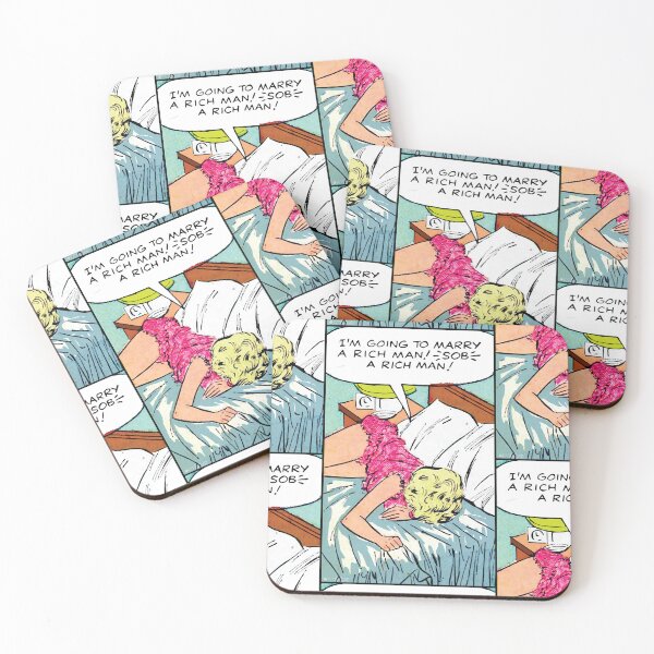Item preview, Vintage Comic Strip - I'm Going To Marry A Rich Man! designed and sold by Voodoo Catdaddy .