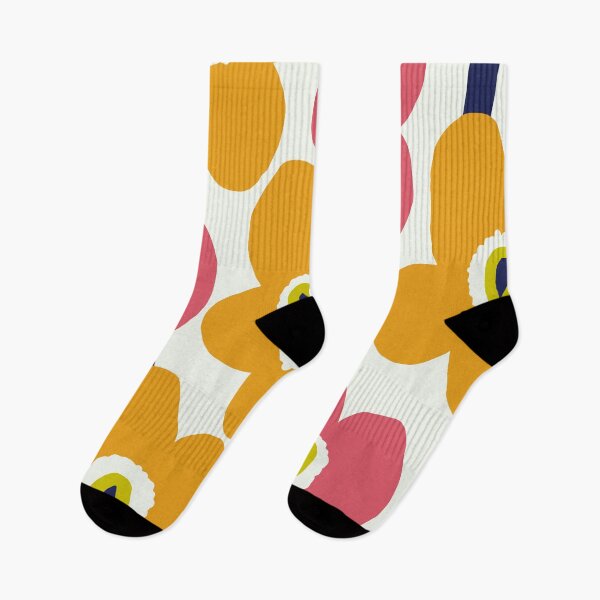 Item preview, Iconic Modern Scandinavian Garden in Pink and Orange designed and sold by Deutschic.