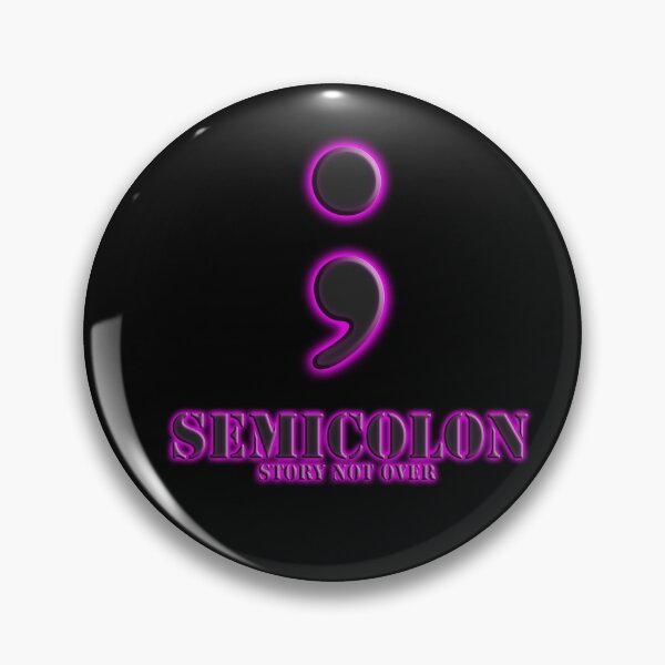 Item preview, Semicolon ; Story NOT OVER Pink glow designed and sold by TheirChoice.