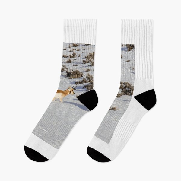 Item preview, Pronghorn Knee Deep In Snow designed and sold by FreelanceJim.