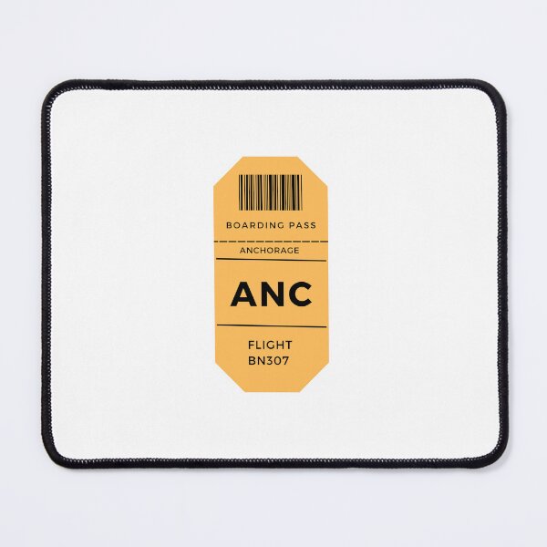 Item preview, Anchorage Plane Ticket designed and sold by erion-store.