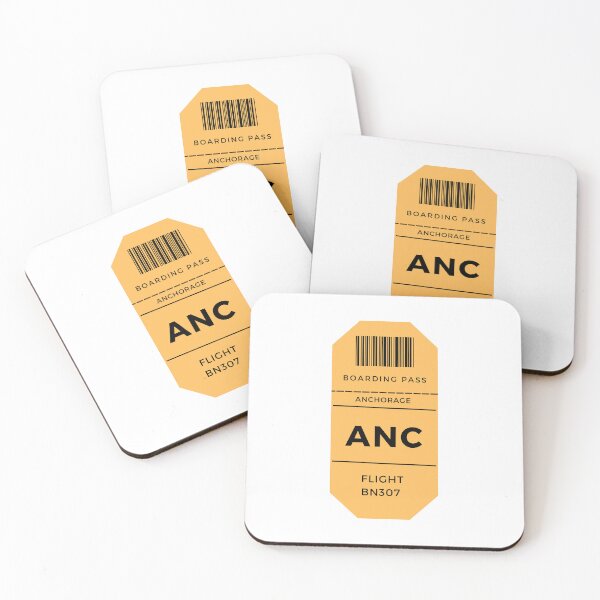 Item preview, Anchorage Plane Ticket designed and sold by erion-store.