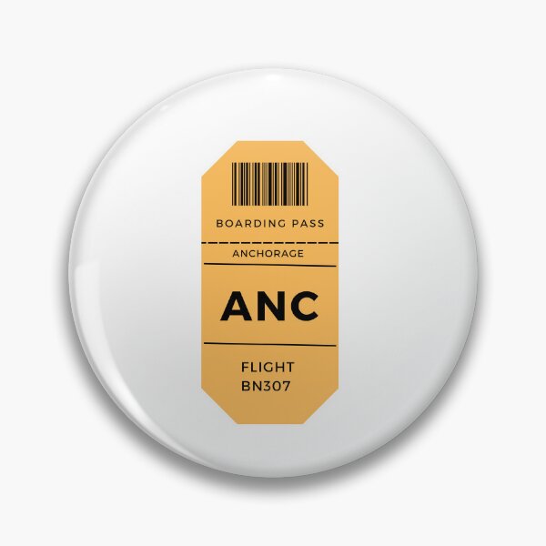 Item preview, Anchorage Plane Ticket designed and sold by erion-store.