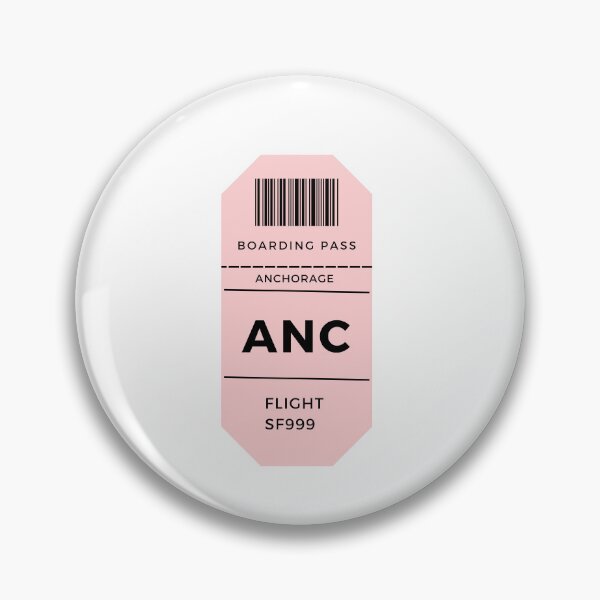 Item preview, Anchorage Plane Ticket designed and sold by erion-store.