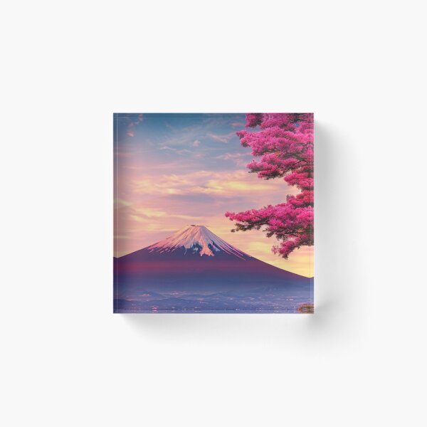 Item preview, The beauty of the Mount Fuji Japan creative art designed and sold by brilliant-com.