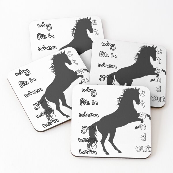 Item preview, Why fit in when you were born to stand out  designed and sold by HomeIsUs.
