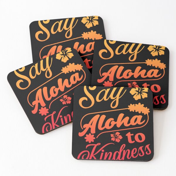 Item preview, Spread Kindness with 'Say Aloha to Kindness' Text Design designed and sold by ElLocoMus.