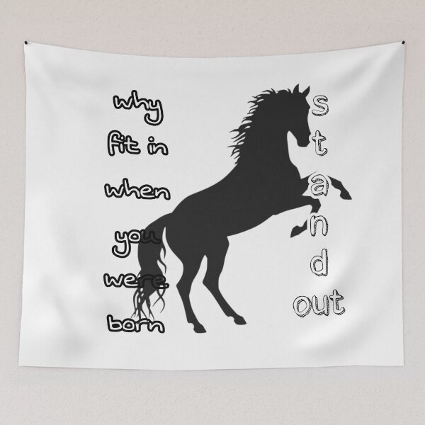 Item preview, Why fit in when you were born to stand out  designed and sold by HomeIsUs.