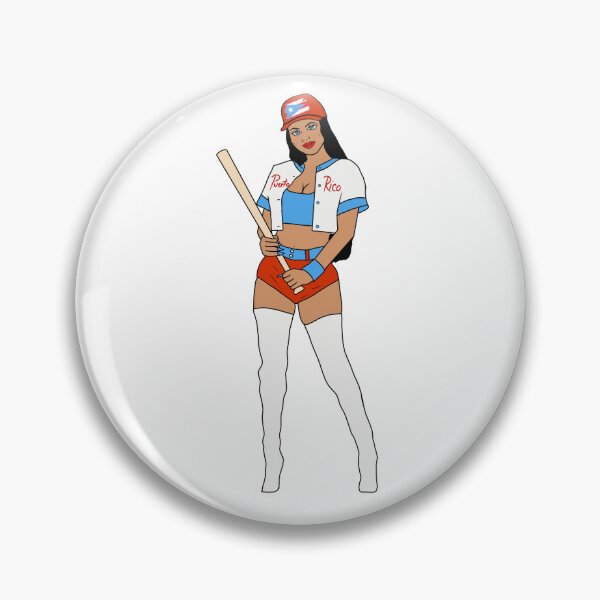 Item preview, Baseball Beauty Boricua Puerto Rico designed and sold by cultura143.