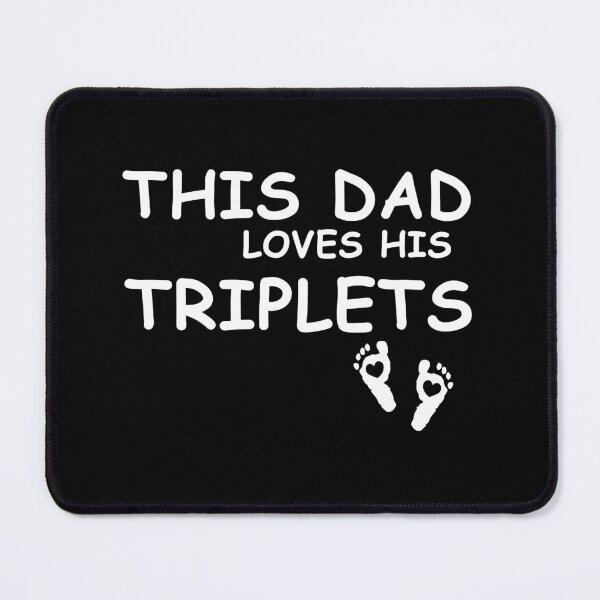 Item preview, THIS DAD LOVES HIS TRIPLETS GIFT FOR DAD AND HUSBAND designed and sold by EditorArt.