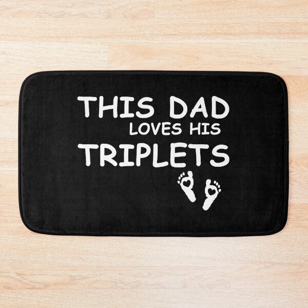 Item preview, THIS DAD LOVES HIS TRIPLETS GIFT FOR DAD AND HUSBAND designed and sold by EditorArt.