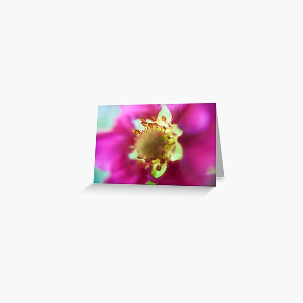 Strawberry Flower Greeting Card