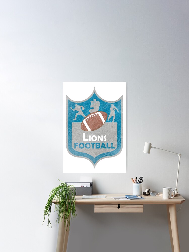 Detroit Lions Football Sticker for Sale by MaryFiore