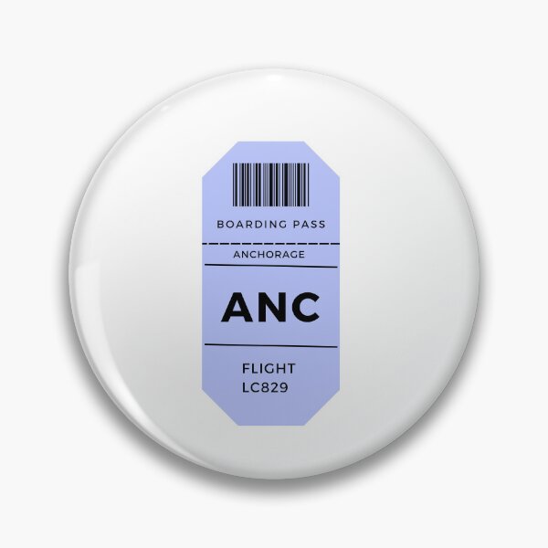 Item preview, Anchorage Plane Ticket designed and sold by erion-store.