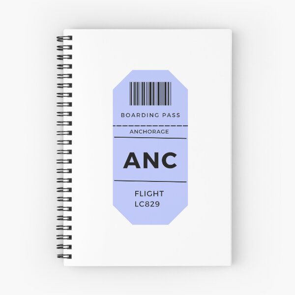 Item preview, Anchorage Plane Ticket designed and sold by erion-store.