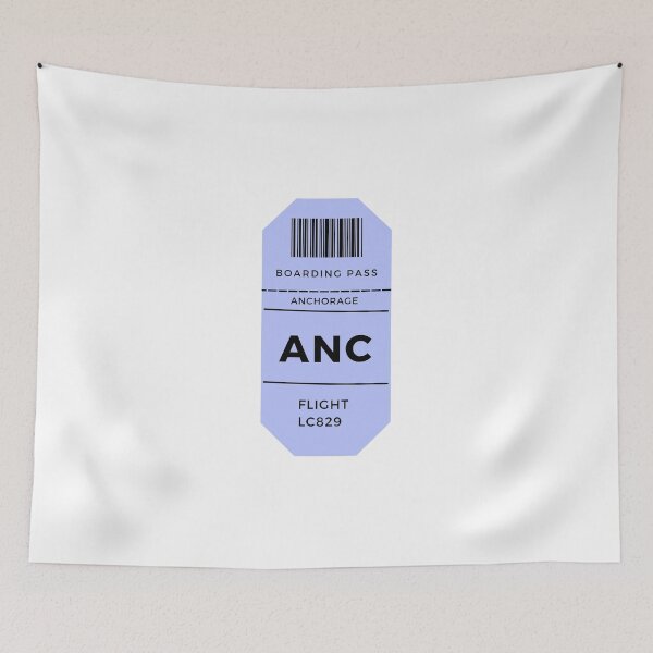 Item preview, Anchorage Plane Ticket designed and sold by erion-store.