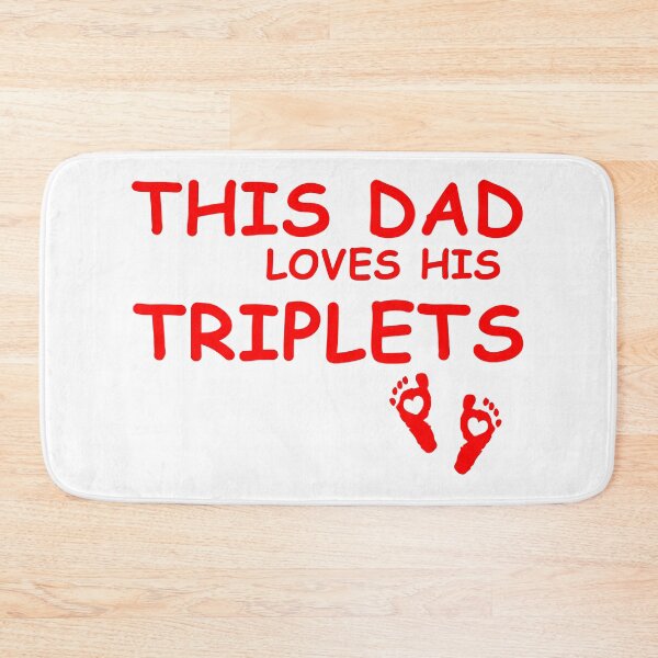 Item preview, THIS DAD LOVES HIS TRIPLETS GIFT FOR DAD AND HUSBAND designed and sold by EditorArt.