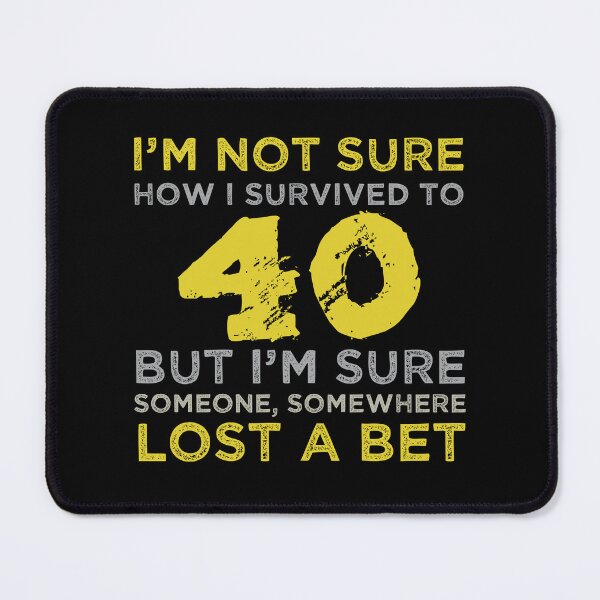 Item preview, 40th Birthday Sarcastic Attitude designed and sold by thepixelgarden.